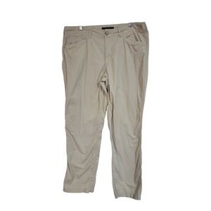 Lauren Ralph Lauren Women's Sz 12 Beige Khaki 100% Cotton Pants